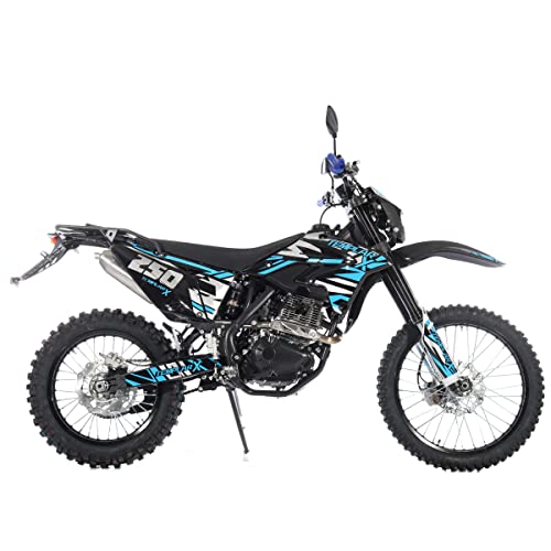 250cc 6-Speed Gas Dirt Bike with 4-Stroke Engine