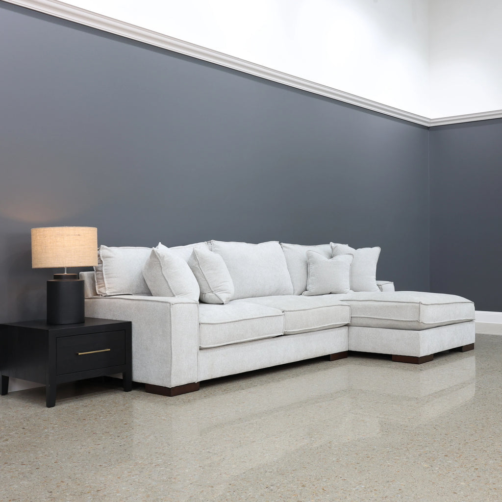 Gembrook RHF Sofa Chaise Light Grey