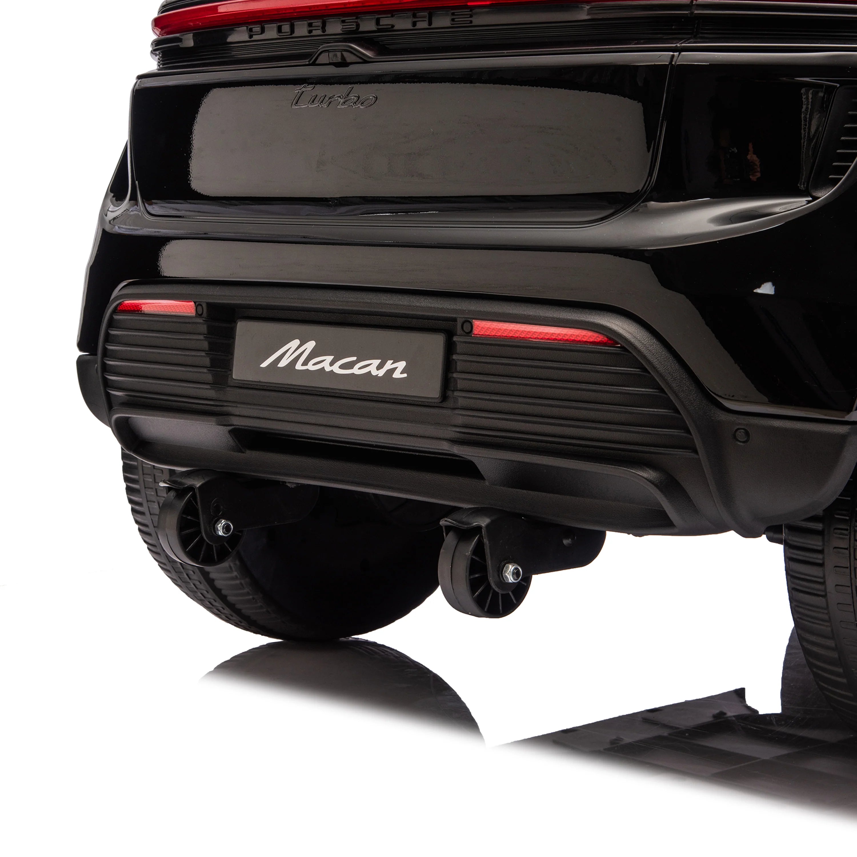 Licensed 24V Porsche Macan Turbo EV Kids Ride On One Seater cars, Rubber Tires, Leather Seat, with RC