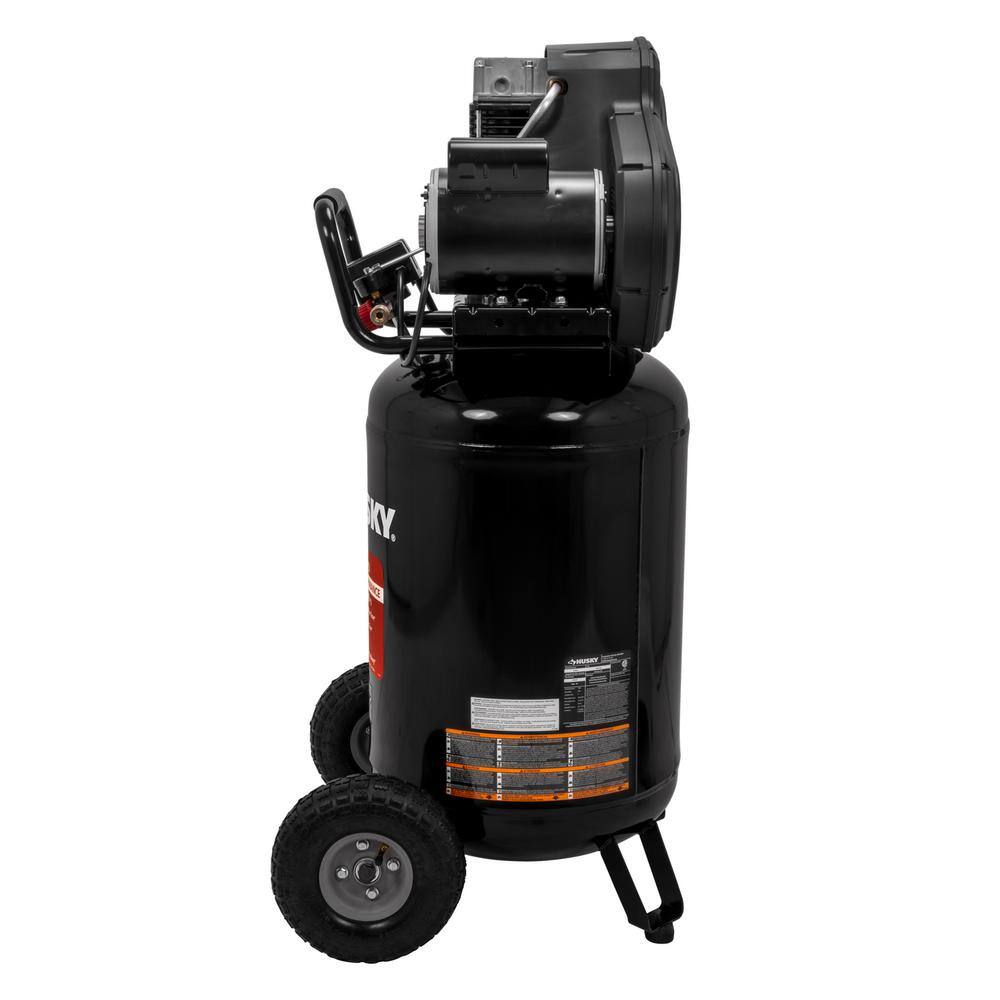 30-Gallon 175 PSI Oil-Lubricated Belt-Drive Portable Vertical Electric Air Compressor