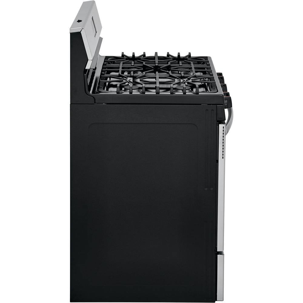 30-Inch 5-Burner Freestanding Gas Range, Stainless Steel