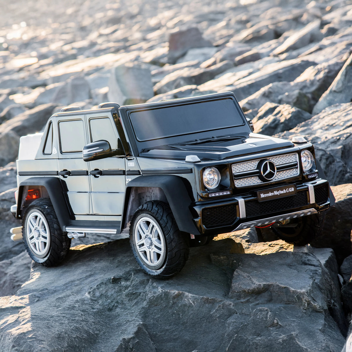 2026 Licensed 12V Mercedes Maybach G650s 4WD Kids Ride On 1 Seater Car with RC