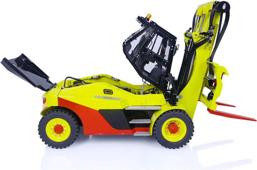 1:14 RC Hydraulic Fork Lift for LD160S Metal Assembled RC Hydraulic Heavy Machine ST8 Radio Controller Light Sound