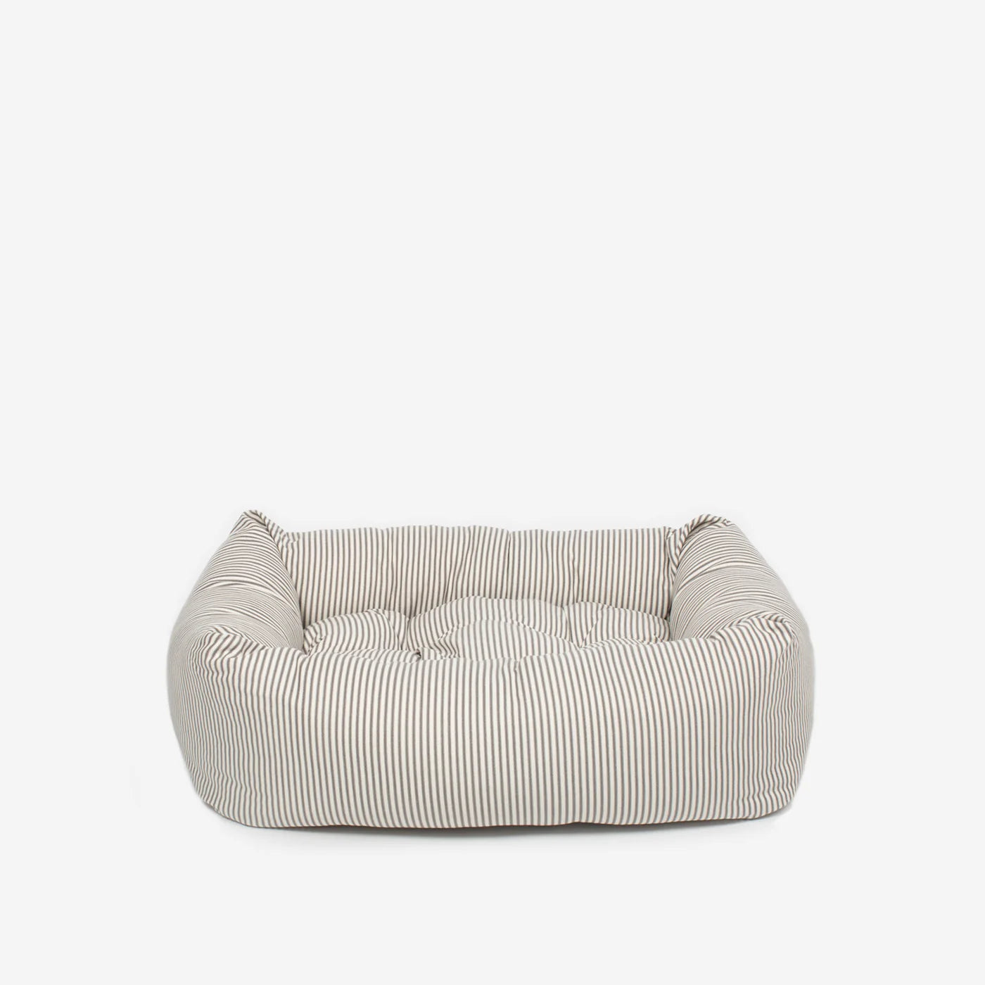 Cozy & Calming Puppy Cage Bed in Spots & Stripes