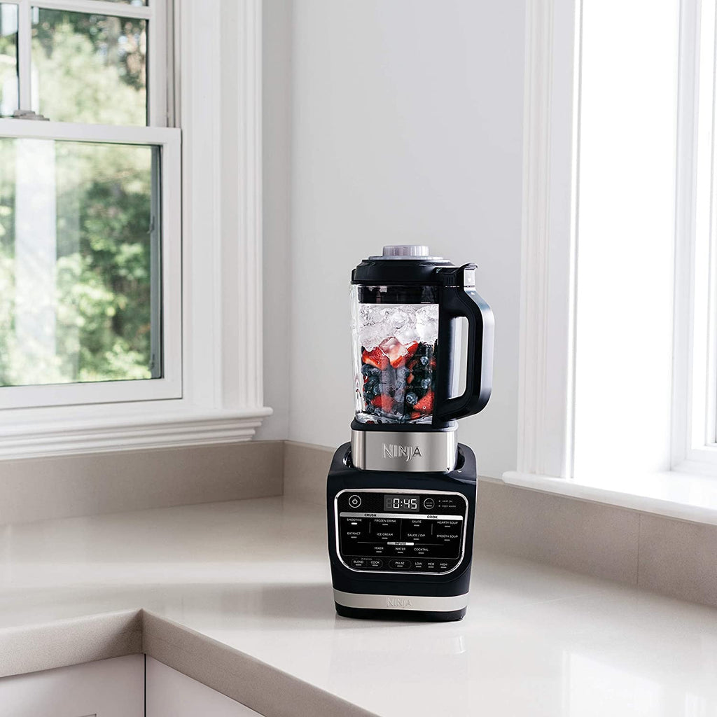 1400W Cold and Hot Blender with 64-Oz. Nonstick Glass Pitcher, Black