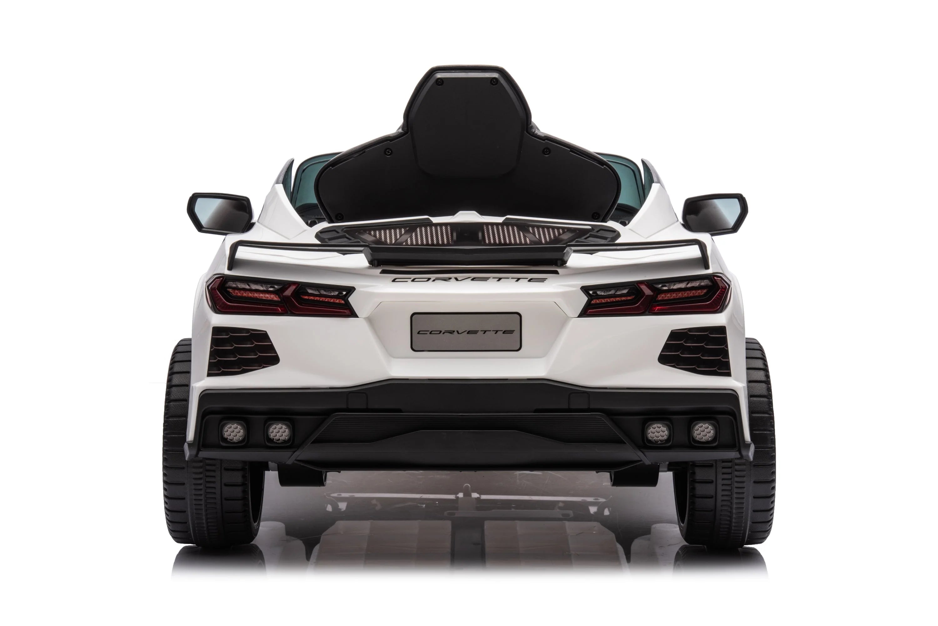 12V Chevrolet Corvette C8 Kids Ride On One Seater Electric Car with RC
