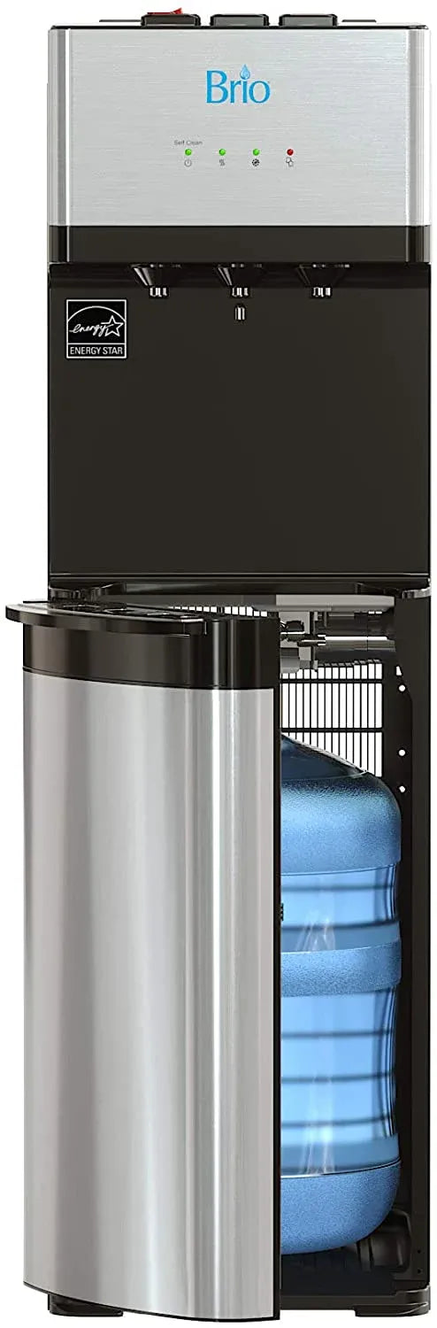 Self-Cleaning Bottom-Loading Water Cooler Dispenser with 3 Temperature Settings
