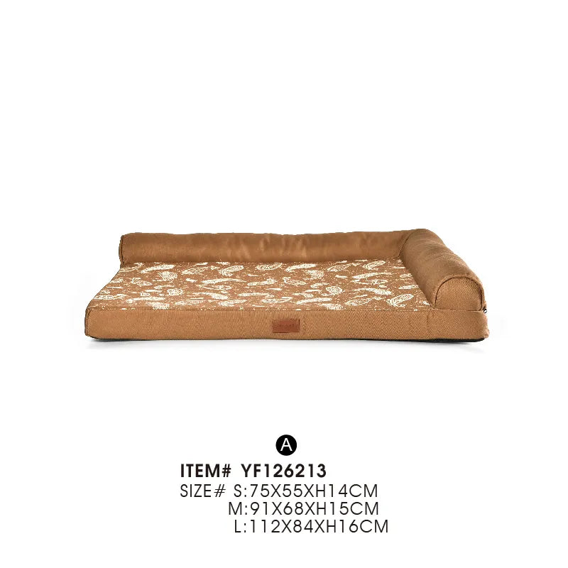 Large Dog Sofa Beds Pet Bed With Bolster