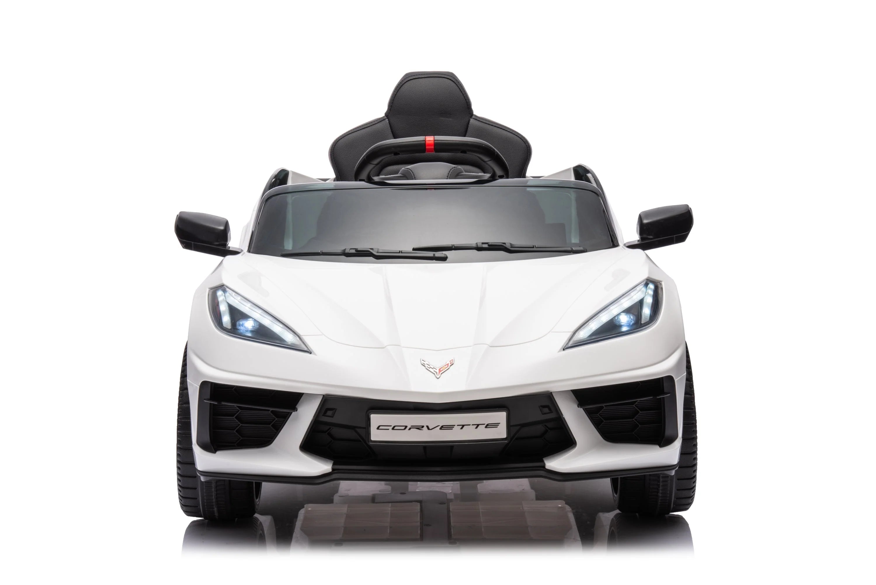 12V Chevrolet Corvette C8 Kids Ride On One Seater Electric Car with RC