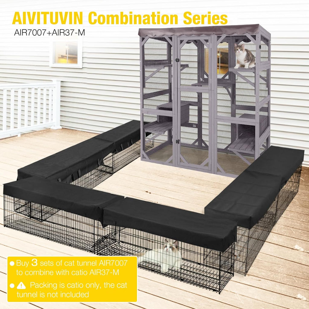 Large Walk-In Outdoor Cat Enclosure