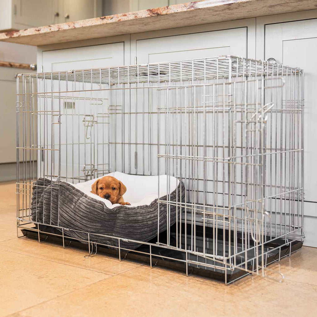 Cozy & Calming Puppy Cage Bed in Essentials Plush