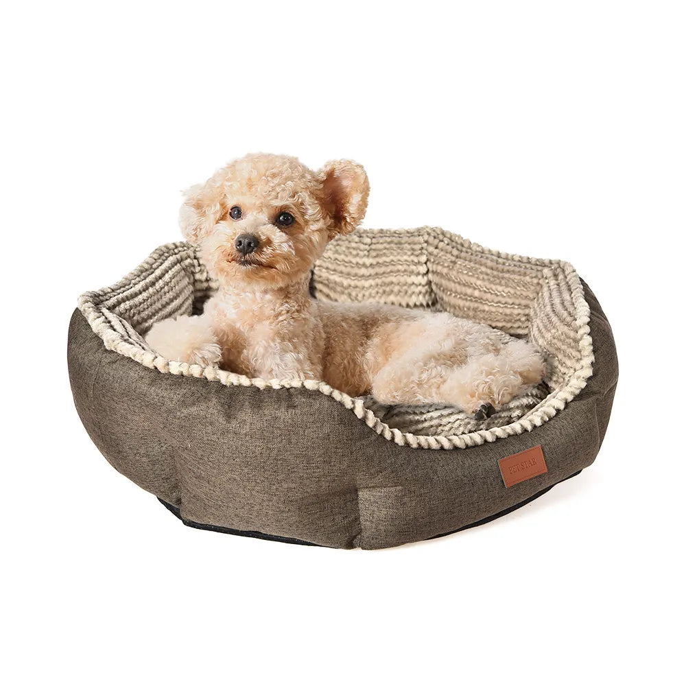 Corduroy Pet Bed Comfortable Dog Bed