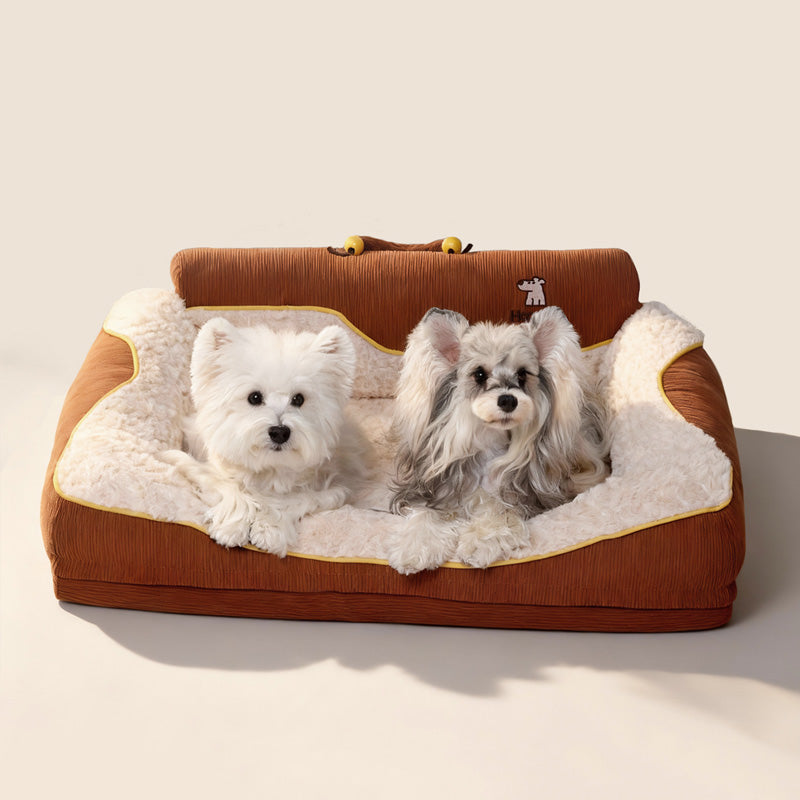 Rabbit Fur Dog Bed