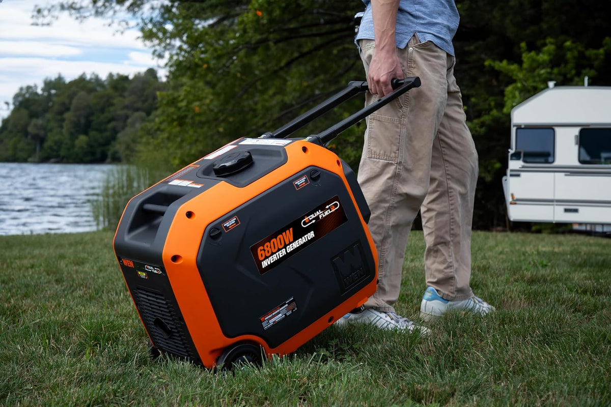 6800W Dual-Fuel Inverter Generator, RV-Ready, CO Detection