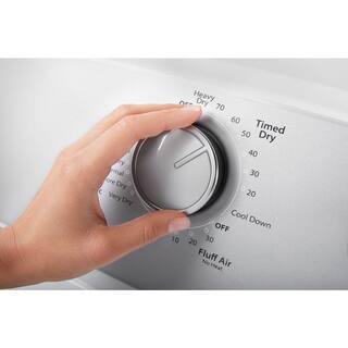 7.0 Cu. Ft. Electric Dryer with Auto Dry and Wrinkle Control, White