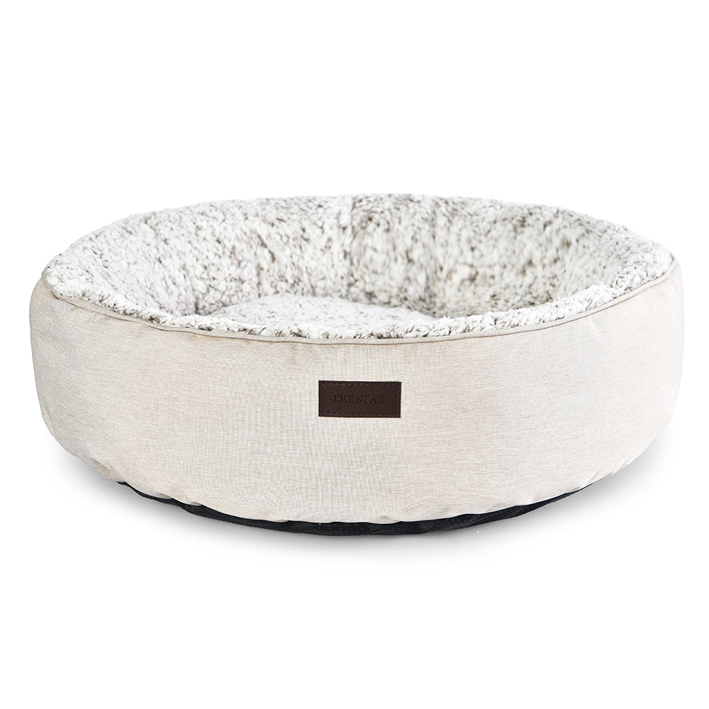Waterproof Outdoor Dog Bed Oxford Fabric Round Pet Bed