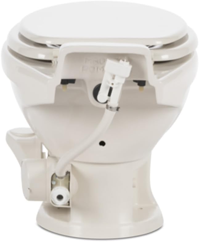 Standard-Height RV Toilet, White