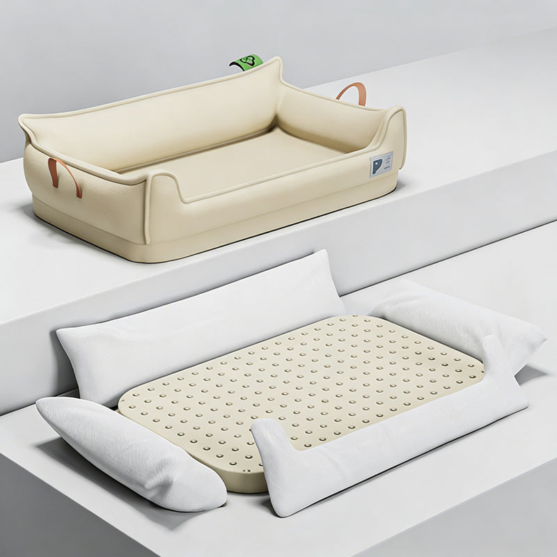 Detachable Leather Pet Bed