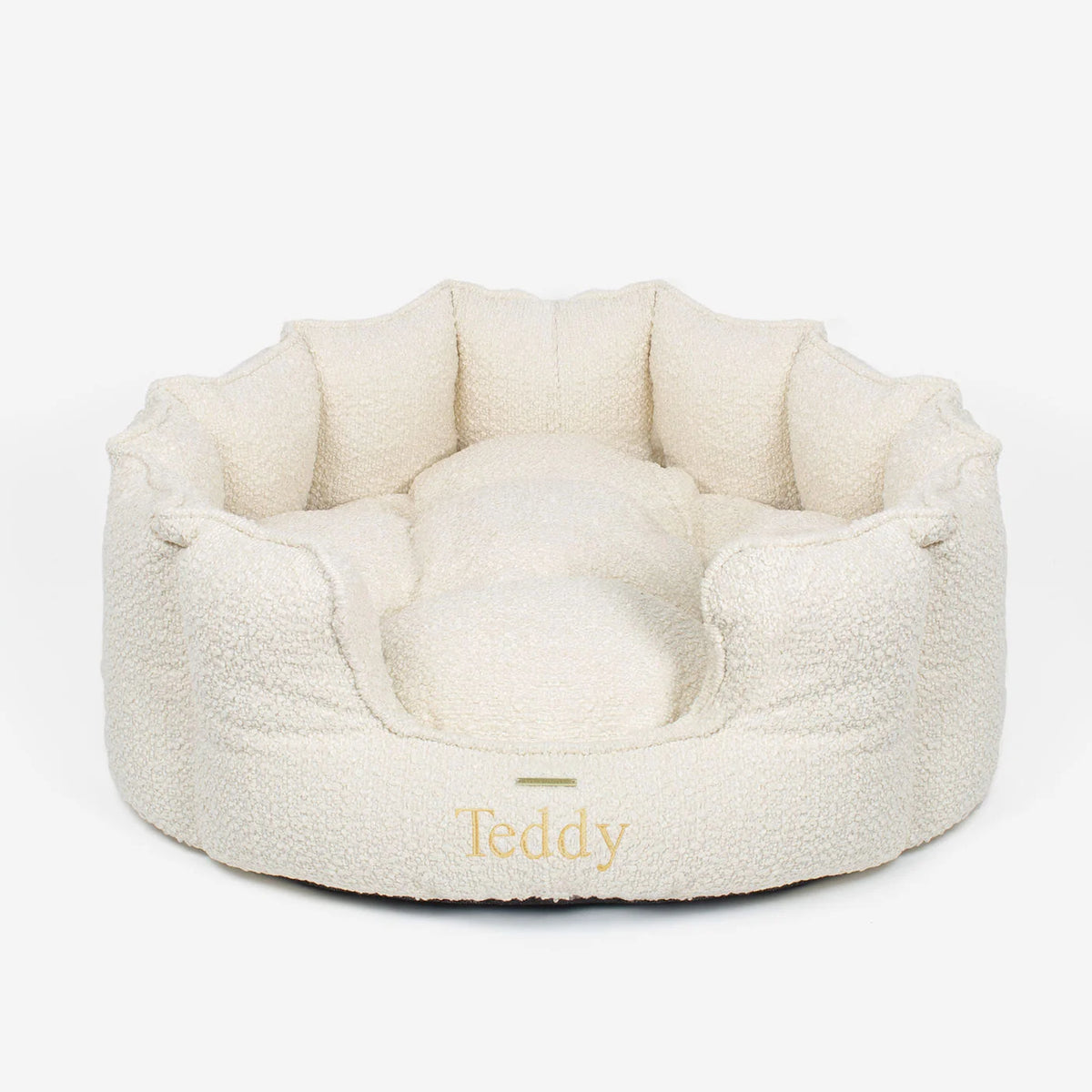 High Wall Bed For Dogs in Bouclé
