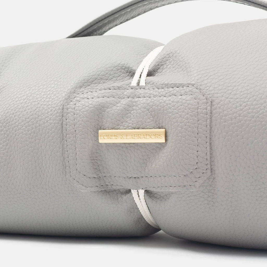 Travel Mat in Granite Rhino Faux Leather