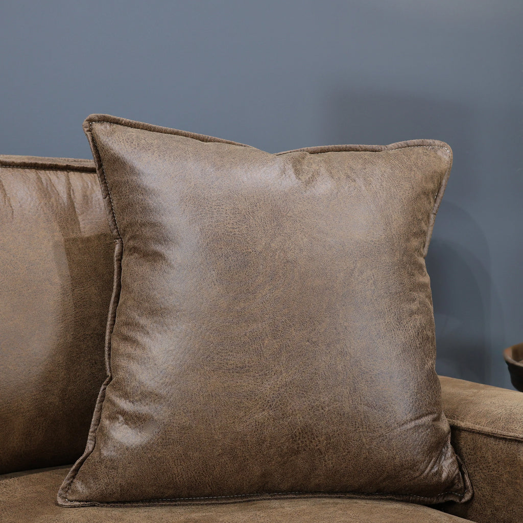 Gembrook LHF Sofa Chaise Tan Leather Air