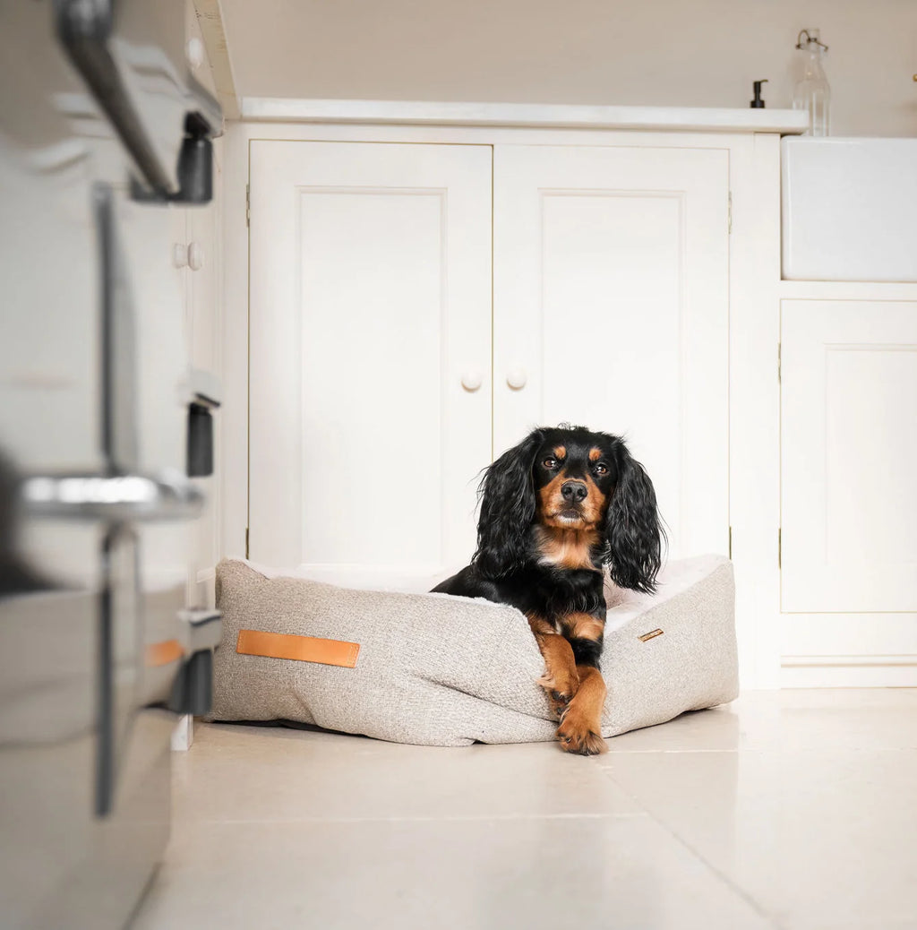 Box Bed in Pebble