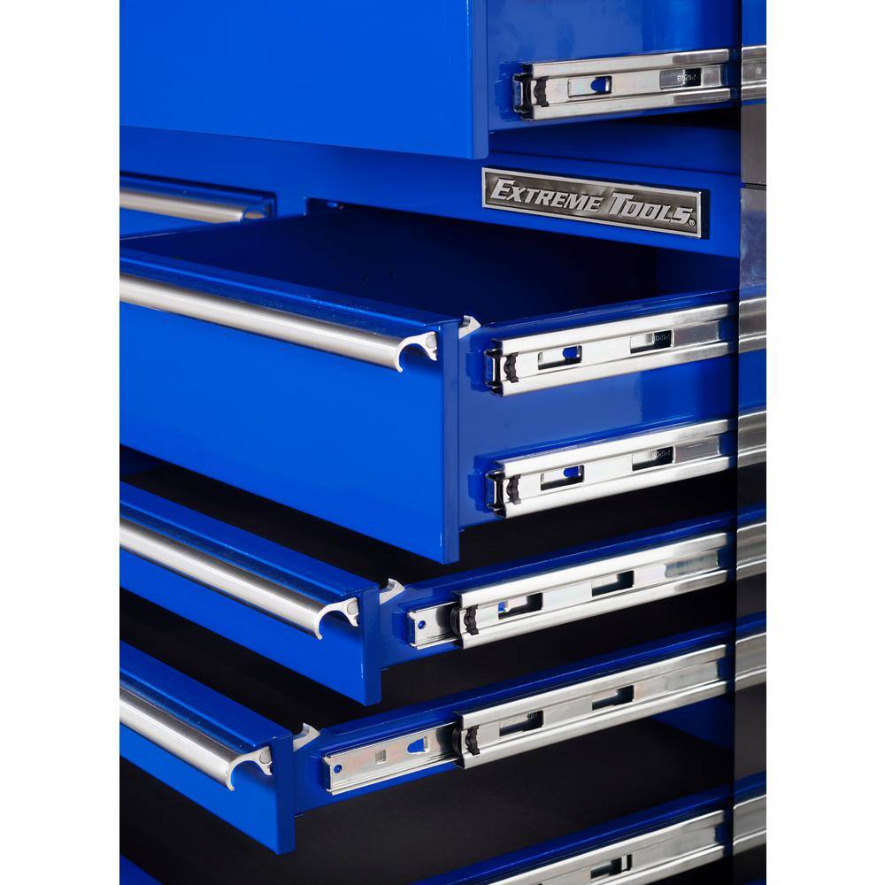 55-Inch 12-Drawer Rolling Tool Cabinet Chest, Blue