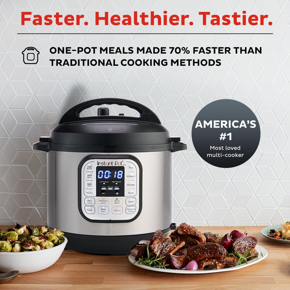 6-Quart 7-in-1 Electric Pressure Cooker with Easy-Release Steam Switch