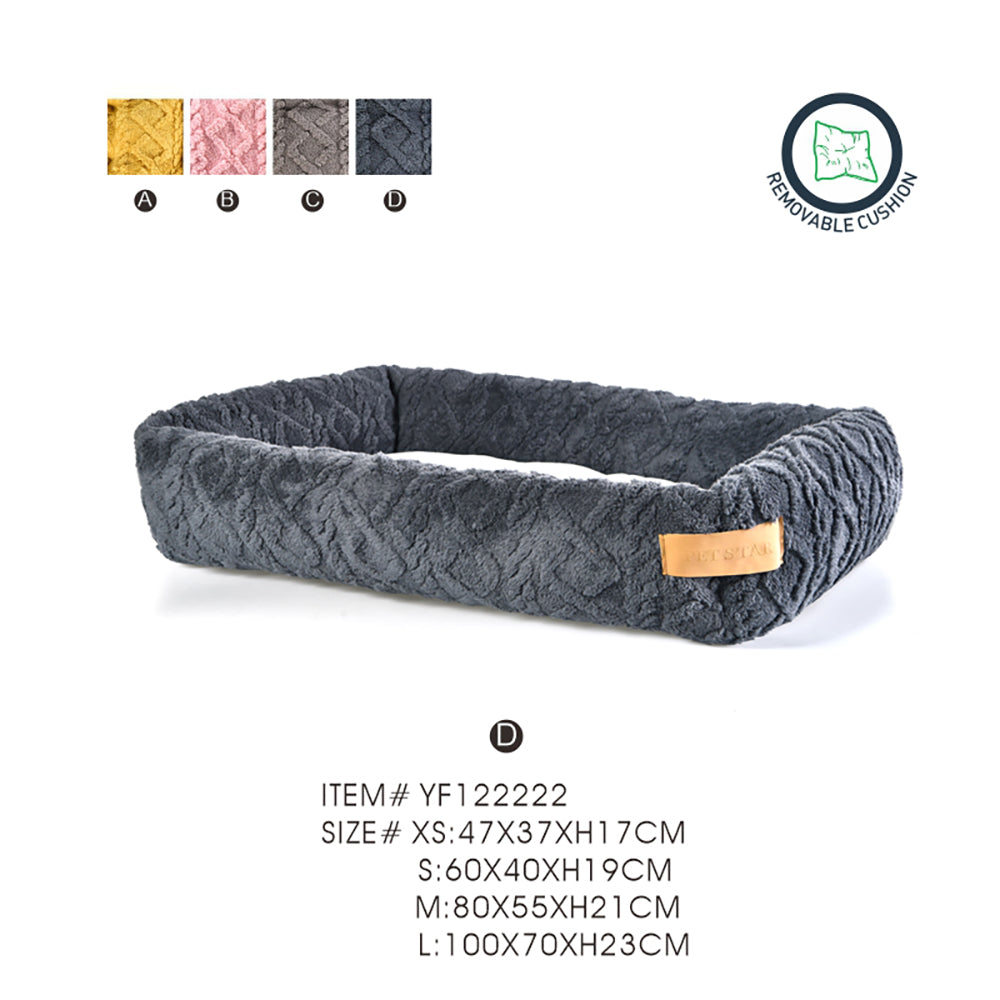 Rectangle Pet Bed Luxury Puppy Beds