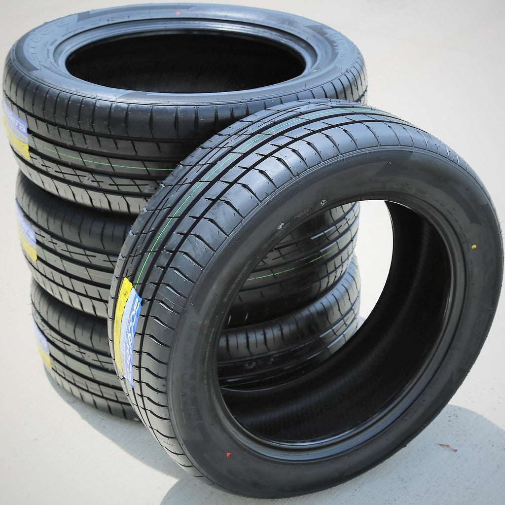 Set of 4 (FOUR) Iota ST68 All Season Truck/SUV Performance Radial Tires 255/65R18 255/65/18 255/65 18 111H Load Range SL 4 Ply BSW Black Side Wall UTQG 400AA