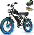 2000W Electric Bike with 37 MPH Top Speed and 20-Inch Fat Tires
