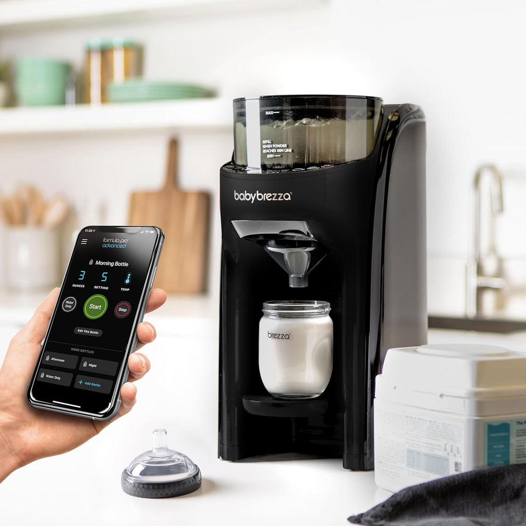 WiFi-Enabled Baby Formula Dispenser, Black