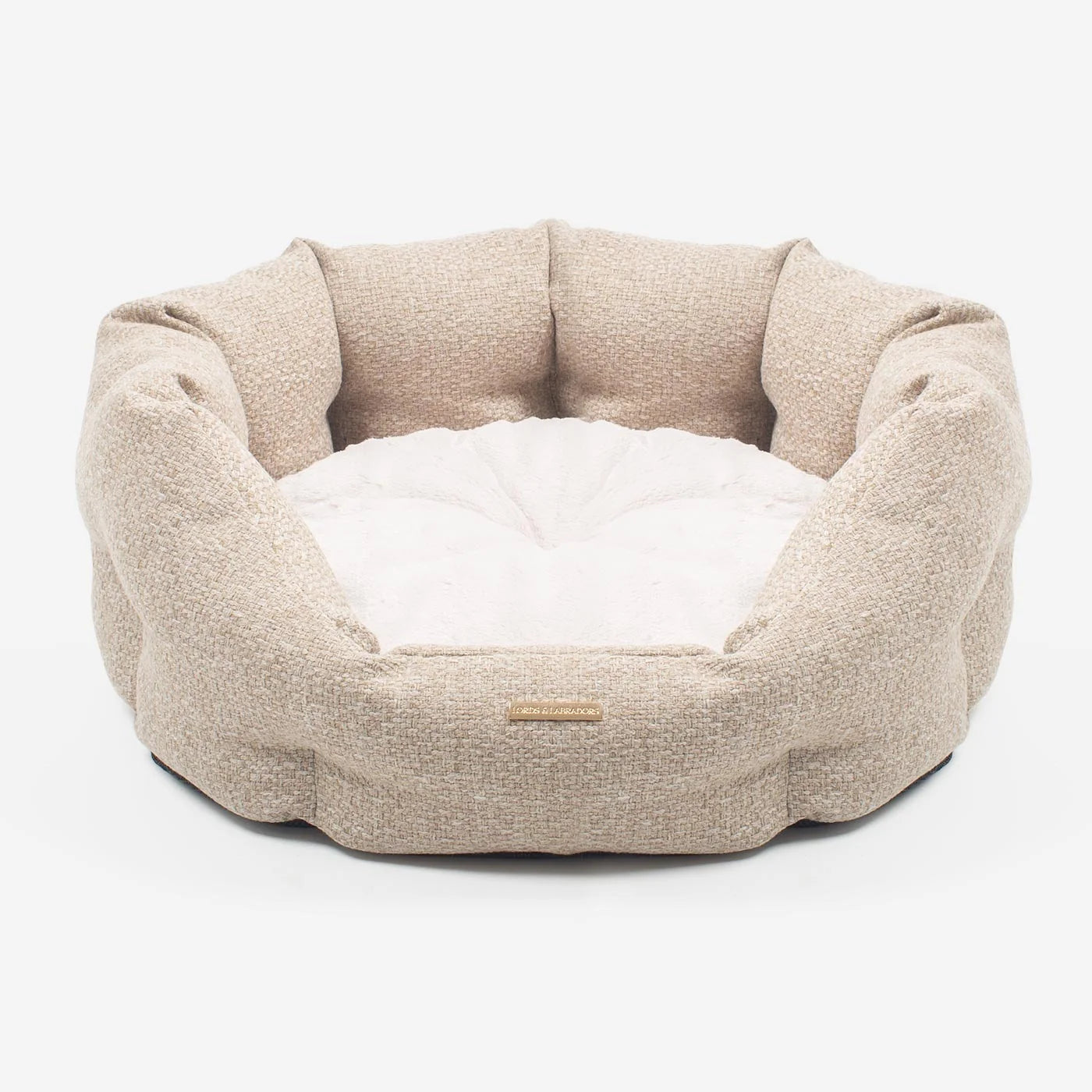 Oval Bed in Sandstone