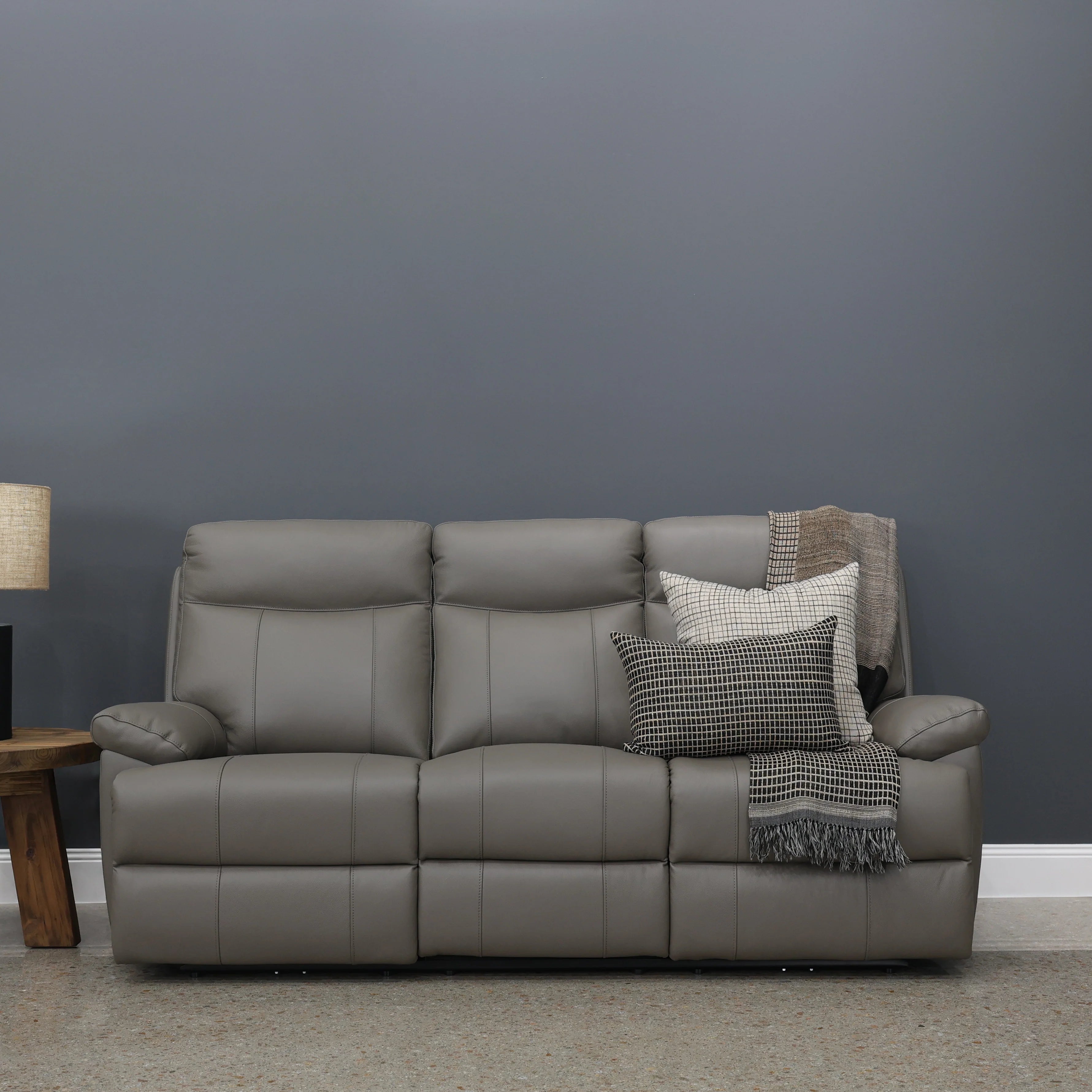 Seymour Electric Sofa Mocha Leather