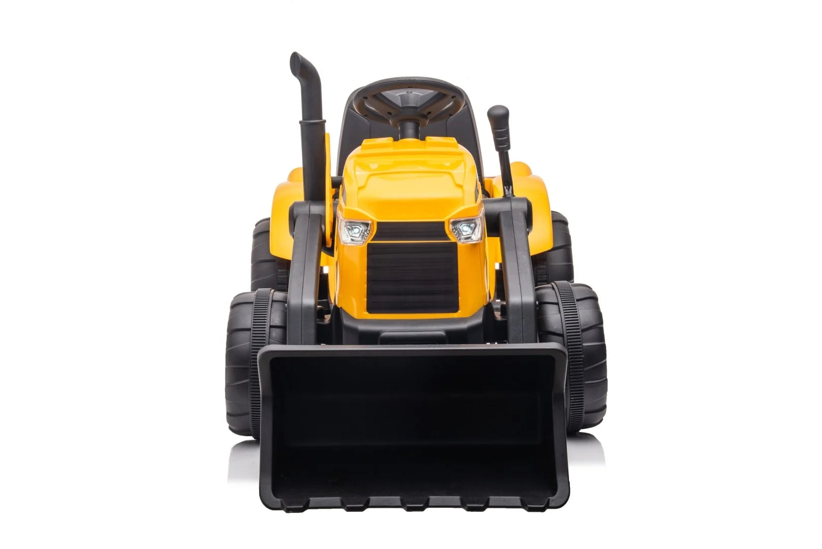 2026 12V Excavator Tractor Trailer Kids Ride On One Seater Electric Truck with RC and Wagon