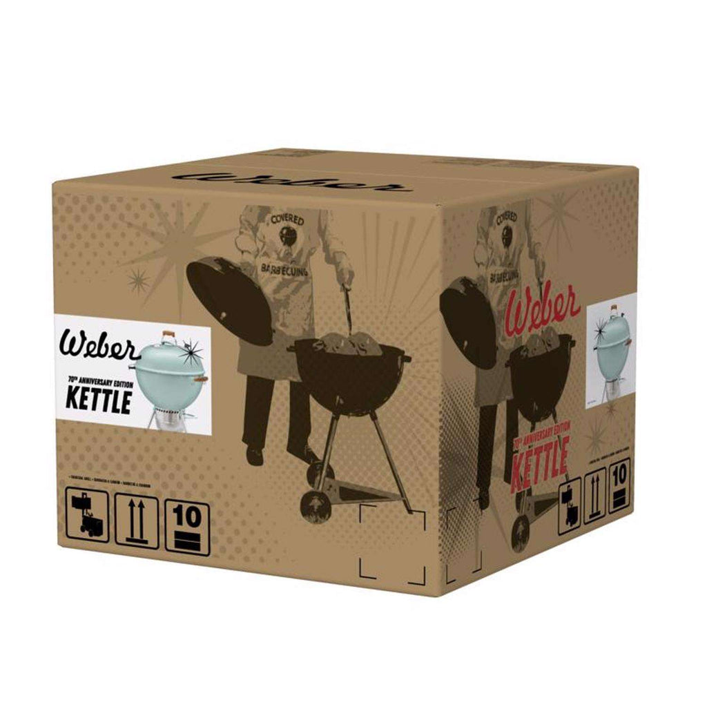 22-Inch Charcoal Grill, Blue