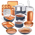 20-Piece Cookware and Bakeware Set, Graphite
