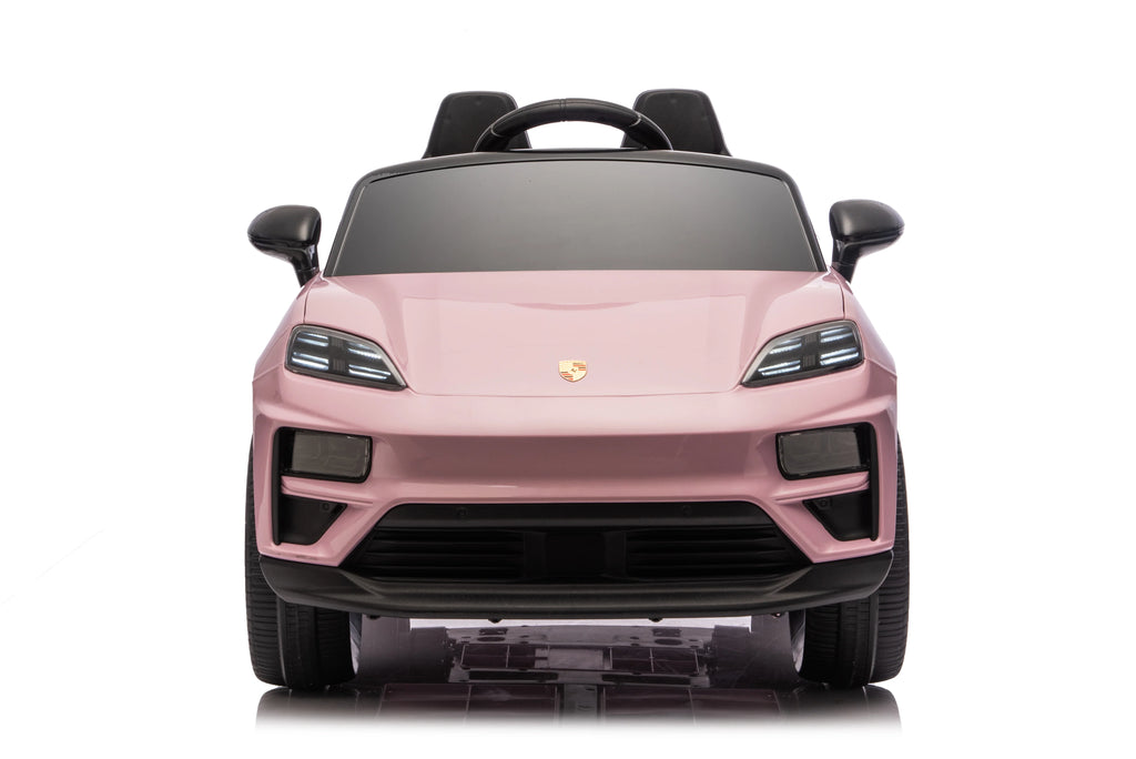 Licensed 24V Porsche Macan Turbo EV Kids Ride On One Seater cars, Rubber Tires, Leather Seat, with RC