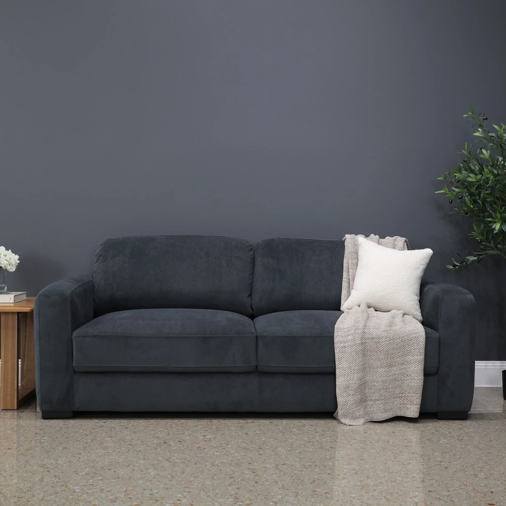 Southport 3 Seater Sofa Dark Grey