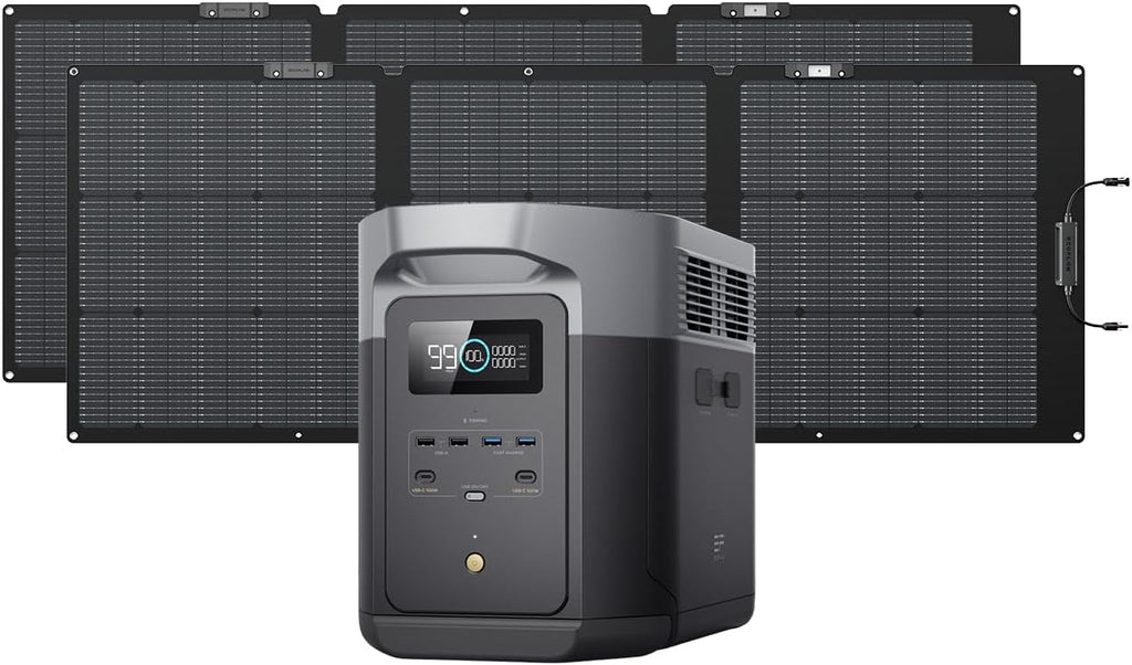 2400W Portable Power Station Solar Generator