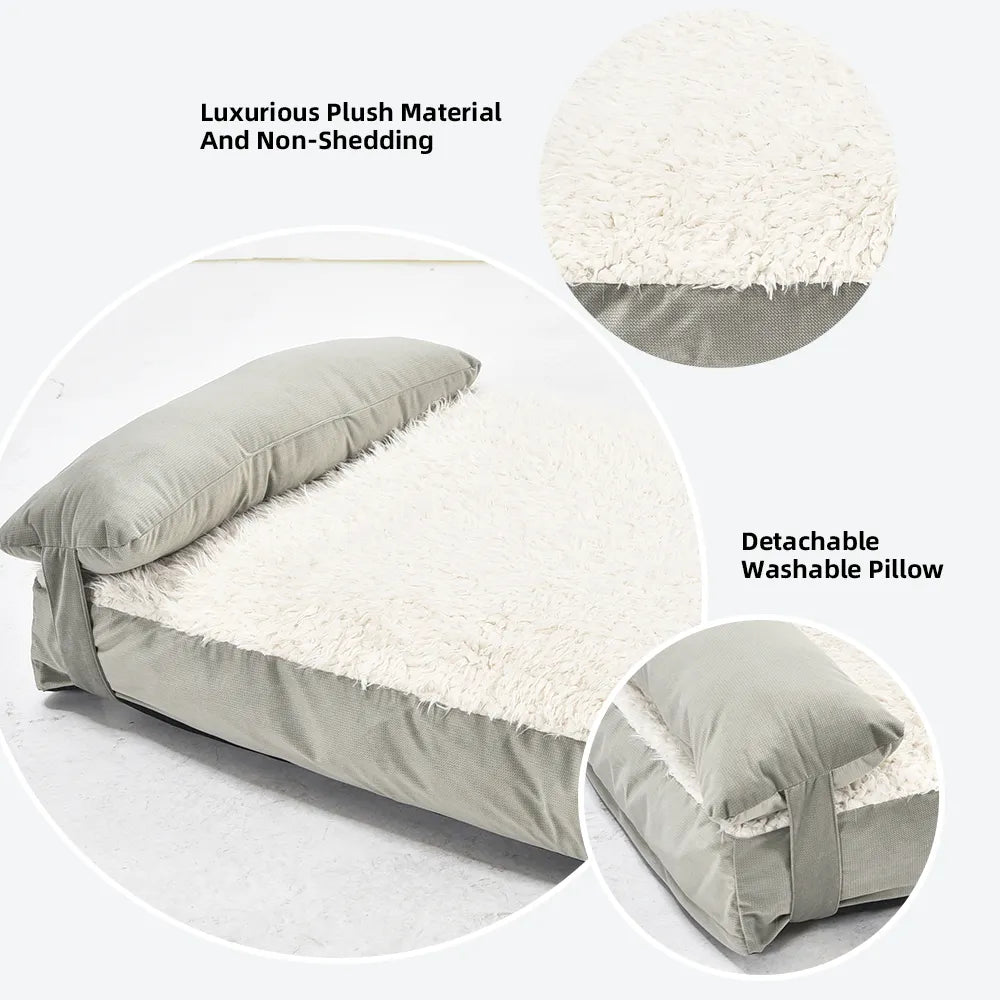 Recycle Pet Bed Custom Pet Bed With Pillow