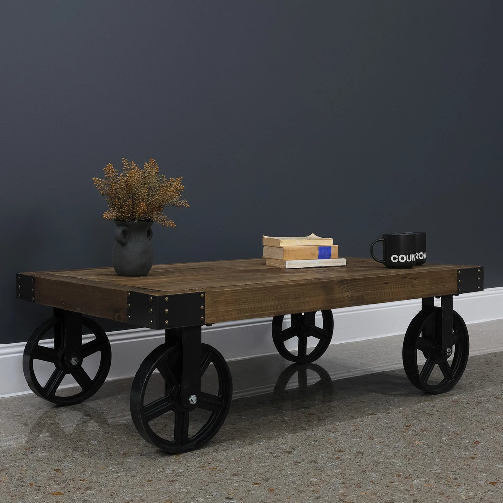 Hagrid Coffee Table w/ 4 Wheels