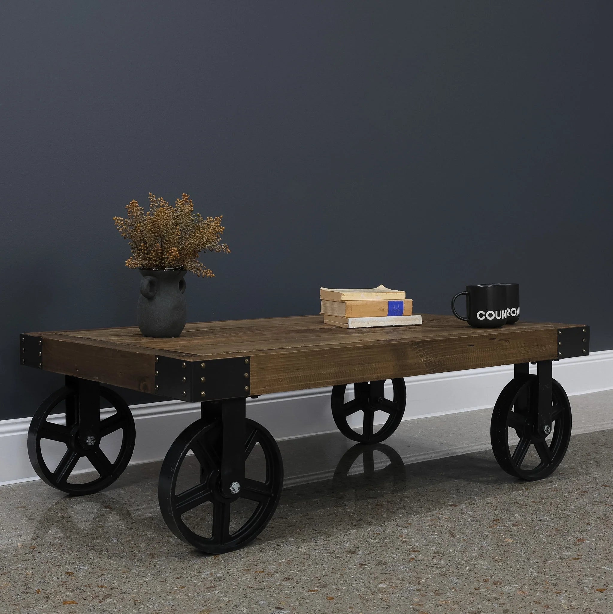 Hagrid Coffee Table w/ 4 Wheels