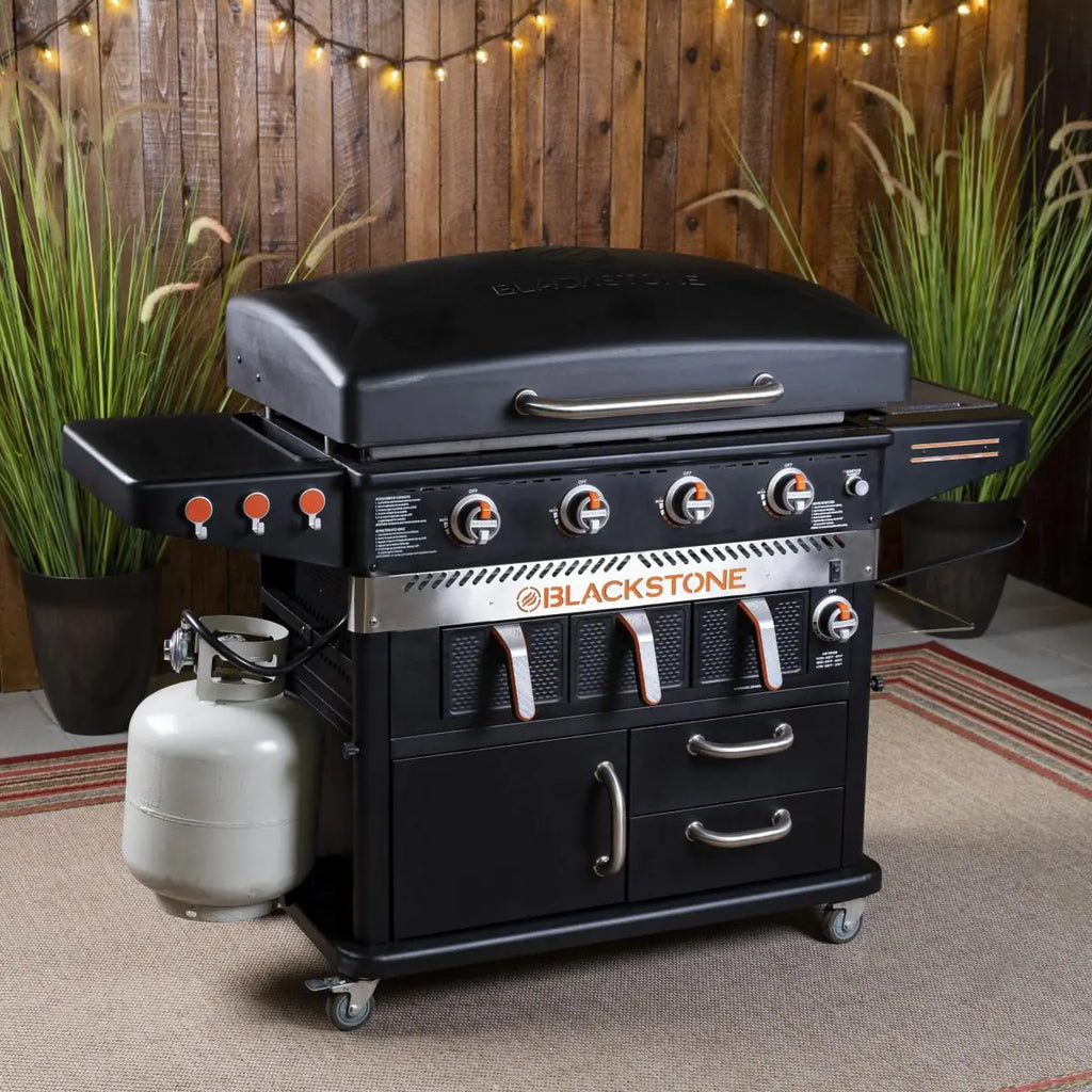 36-Inch 4-Burner Griddle and Air Fryer Combo