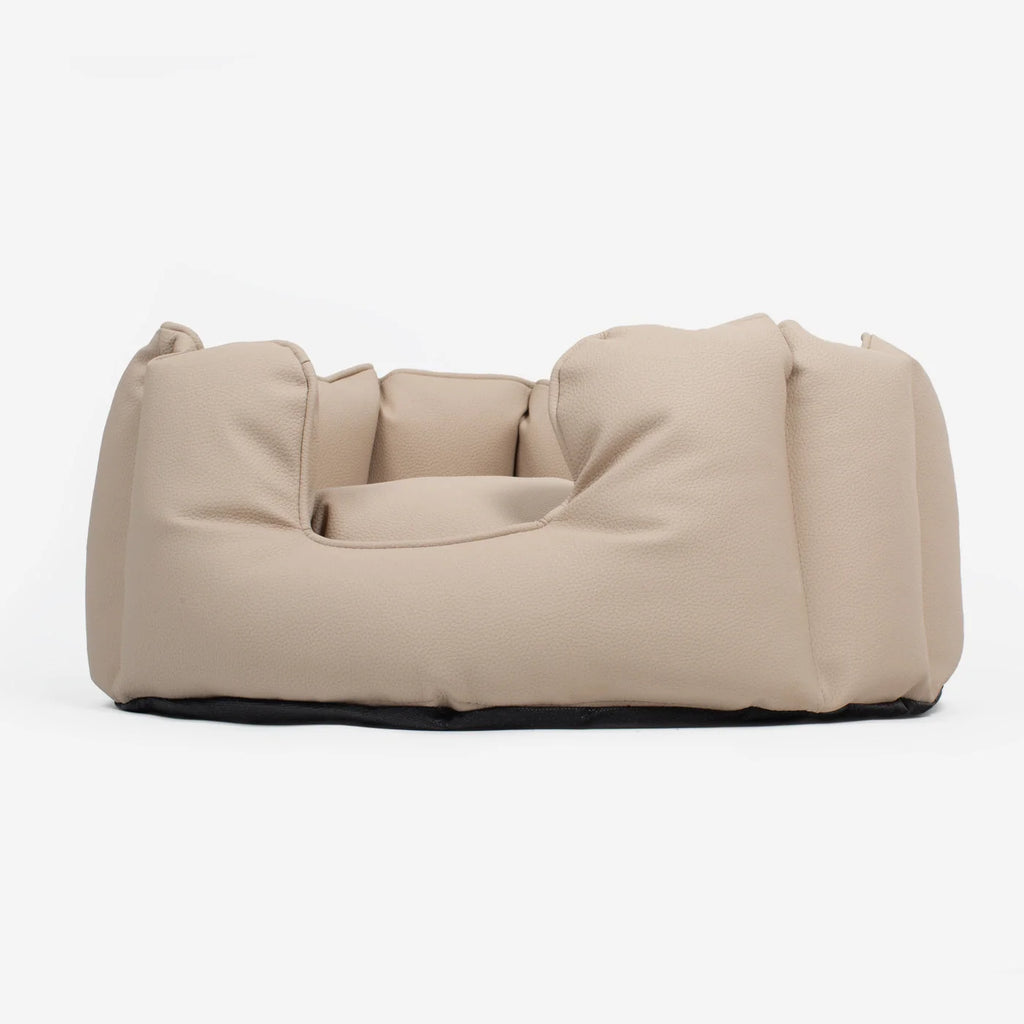 High Wall Bed in Rhino Tough Desert Faux Leather