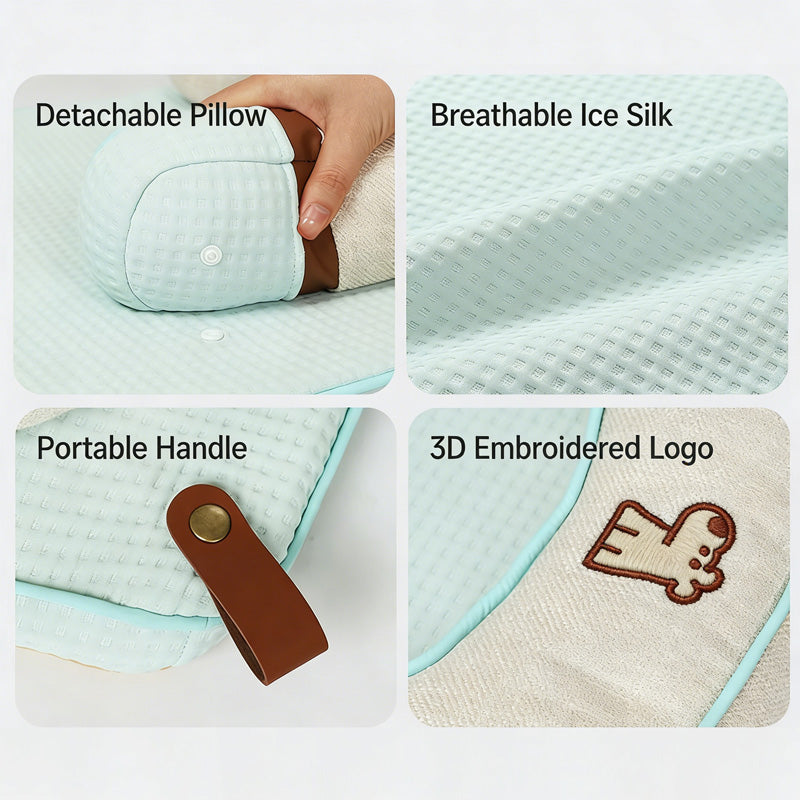 U-shaped Cool Ice Dog Mat