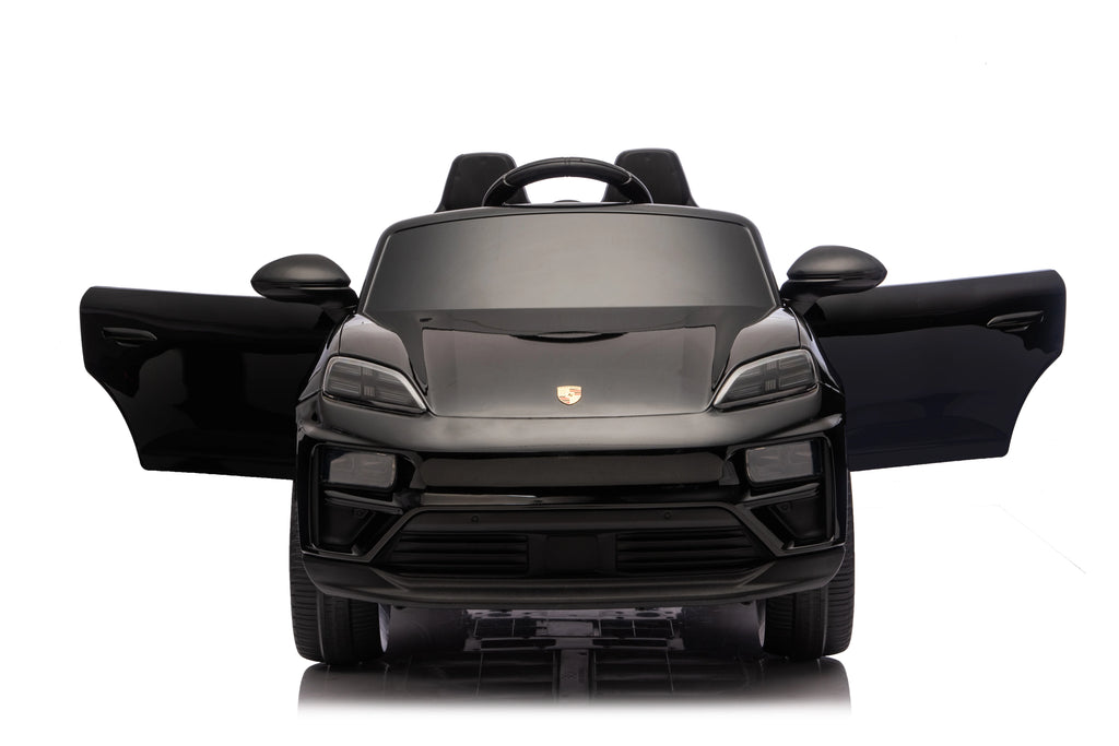 Licensed 24V Porsche Macan Turbo EV Kids Ride On One Seater cars, Rubber Tires, Leather Seat, with RC