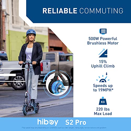 500W Folding Electric Scooter with 10-Inch Solid Tires