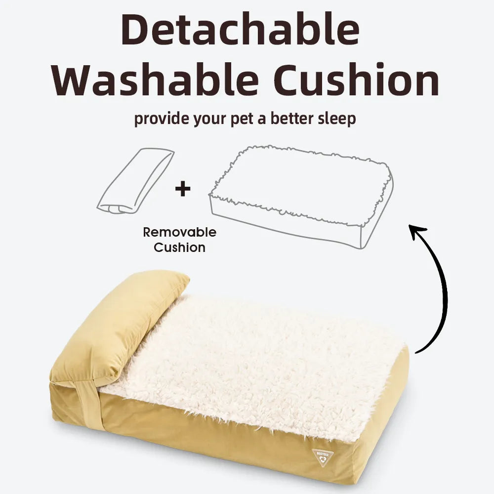 Recycle Pet Bed Custom Pet Bed With Pillow
