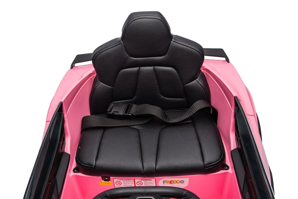 12V Chevrolet Corvette C8 Kids Ride On One Seater Electric Car with RC